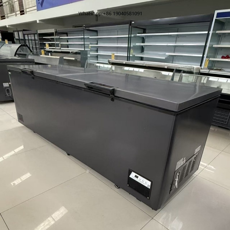 Commercial Chest Freezer - Congelador Horizontal de Doble Puerta Comercial,
