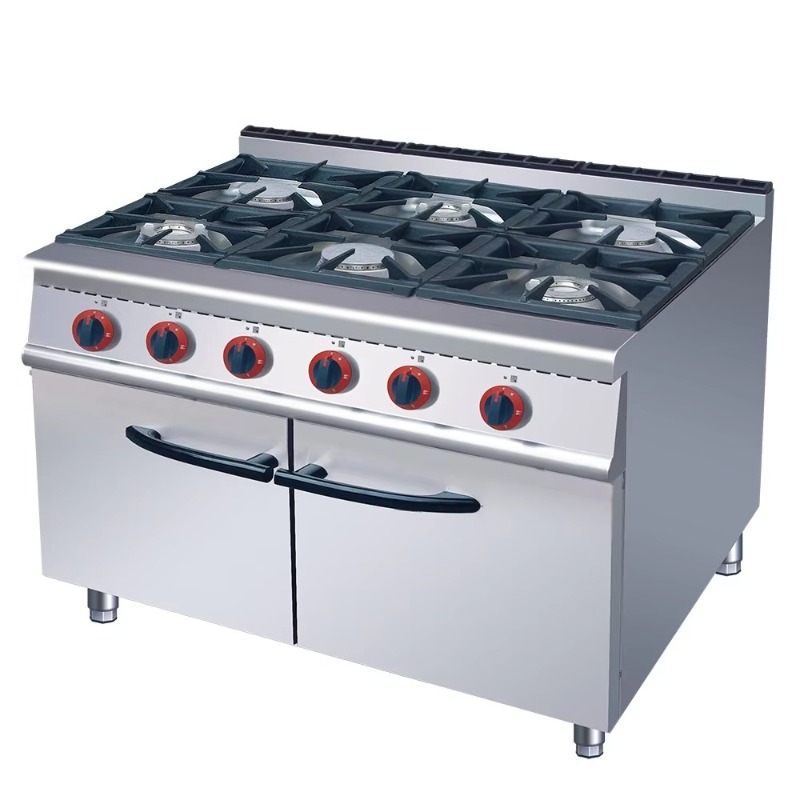 Range Commercial Kitchen - Estufa Comercial de Gas Estándar de