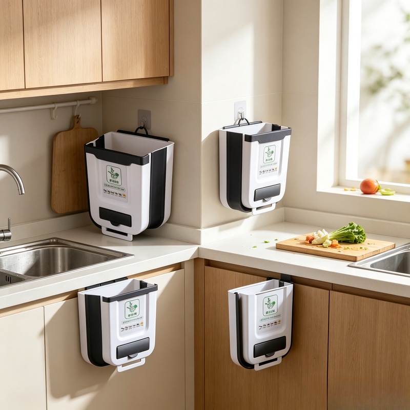 Cubo de basura de plástico ple - Commercial Kitchen Bin reseña y precio