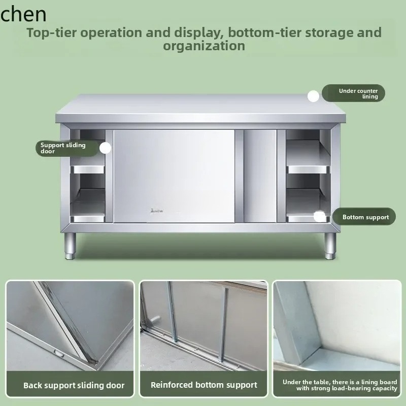 Mesa de Trabajo de Acero Inoxi - Commercial Kitchen Worktops reseña y precio