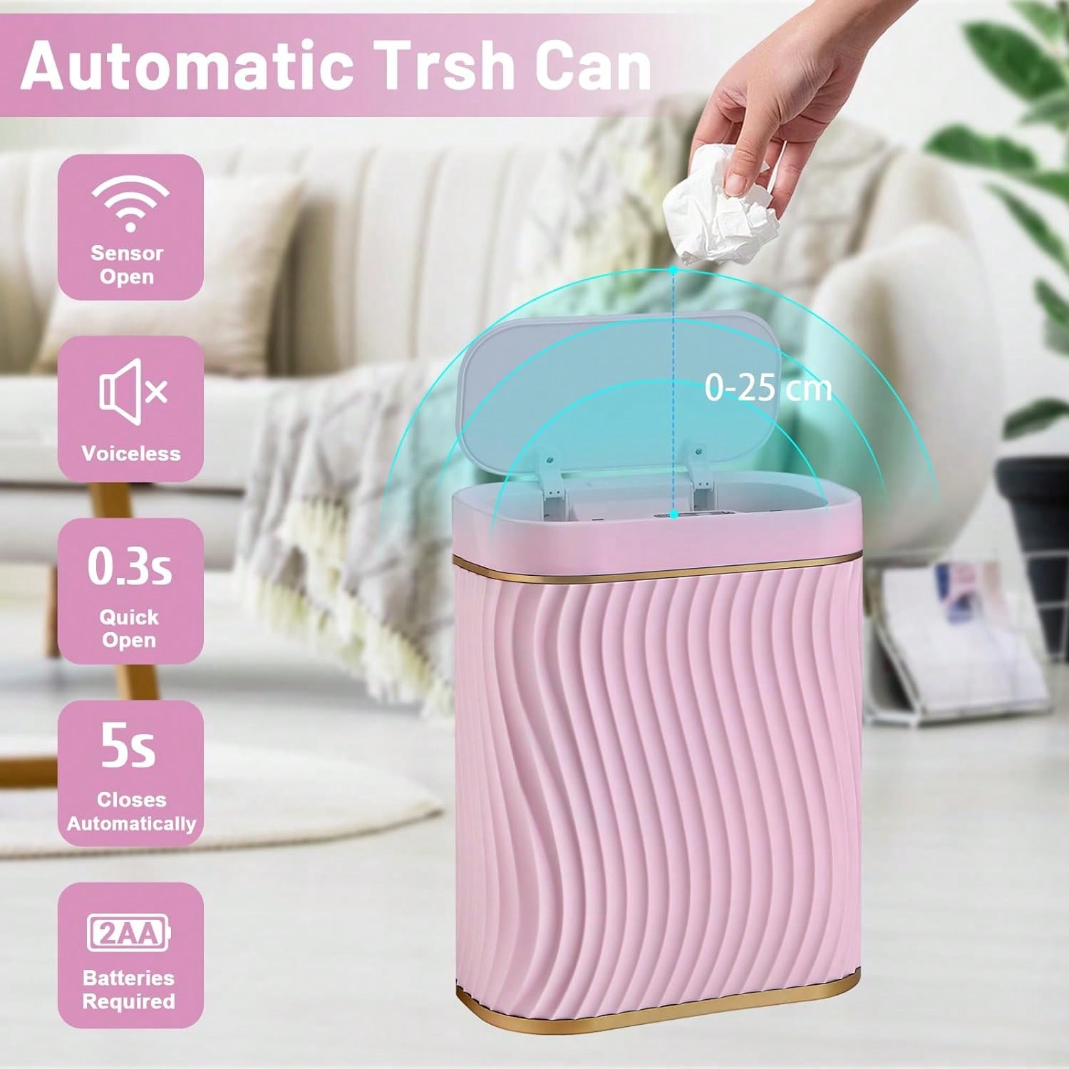 Cubo de Basura Inteligente con - Commercial Kitchen Bin reseña y precio