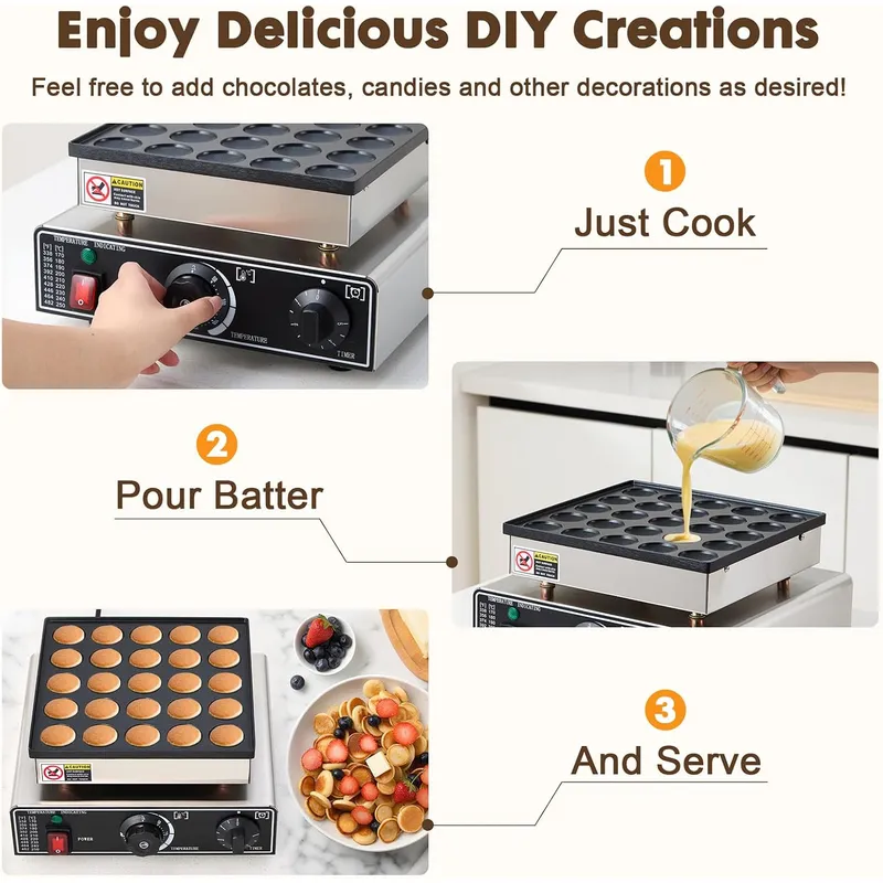 Mini Máquina para Hacer Panque - Commercial Kitchen And Bar reseña y precio