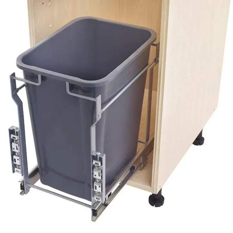 Cubo de basura oculto, gabinet - Commercial Kitchen Bin reseña y precio