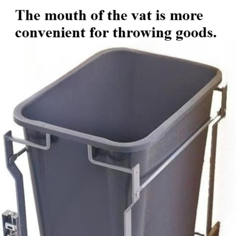 Cubo de basura oculto, gabinet - Commercial Kitchen Bin reseña y precio