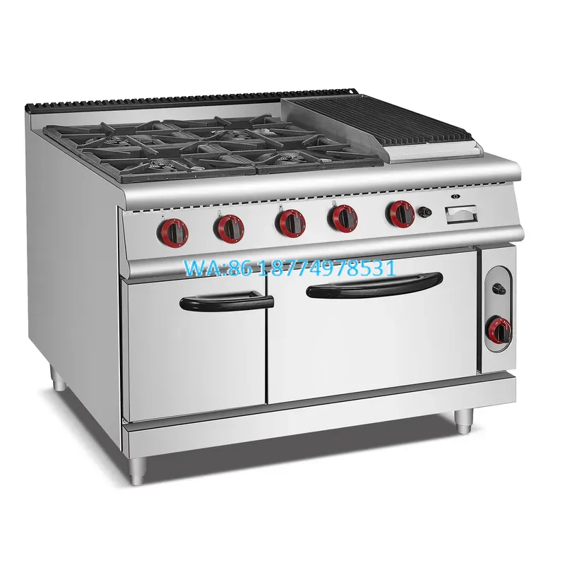 Estufa de gas comercial Wmwmnu - Range Commercial Kitchen reseña y precio