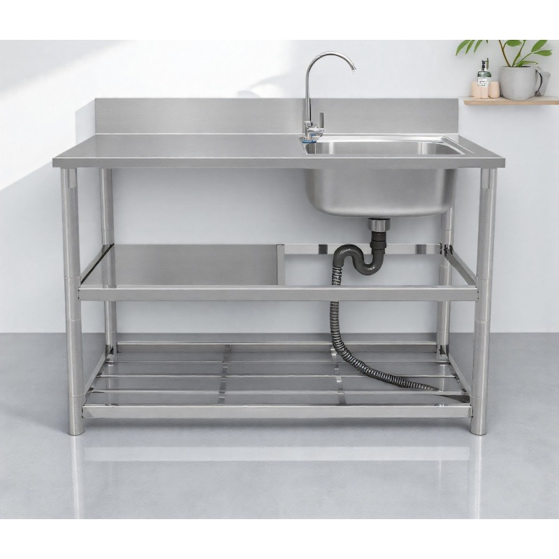 Fregadero independiente de ace - Commercial Kitchen Worktops reseña y precio