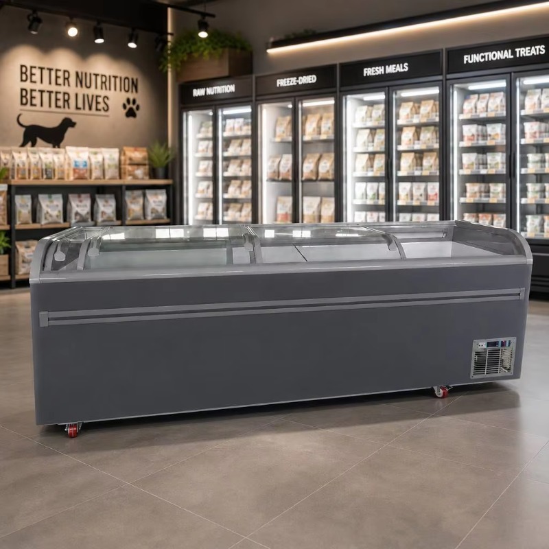 Congelador con tapa de cristal - Commercial Chest Freezer reseña y precio