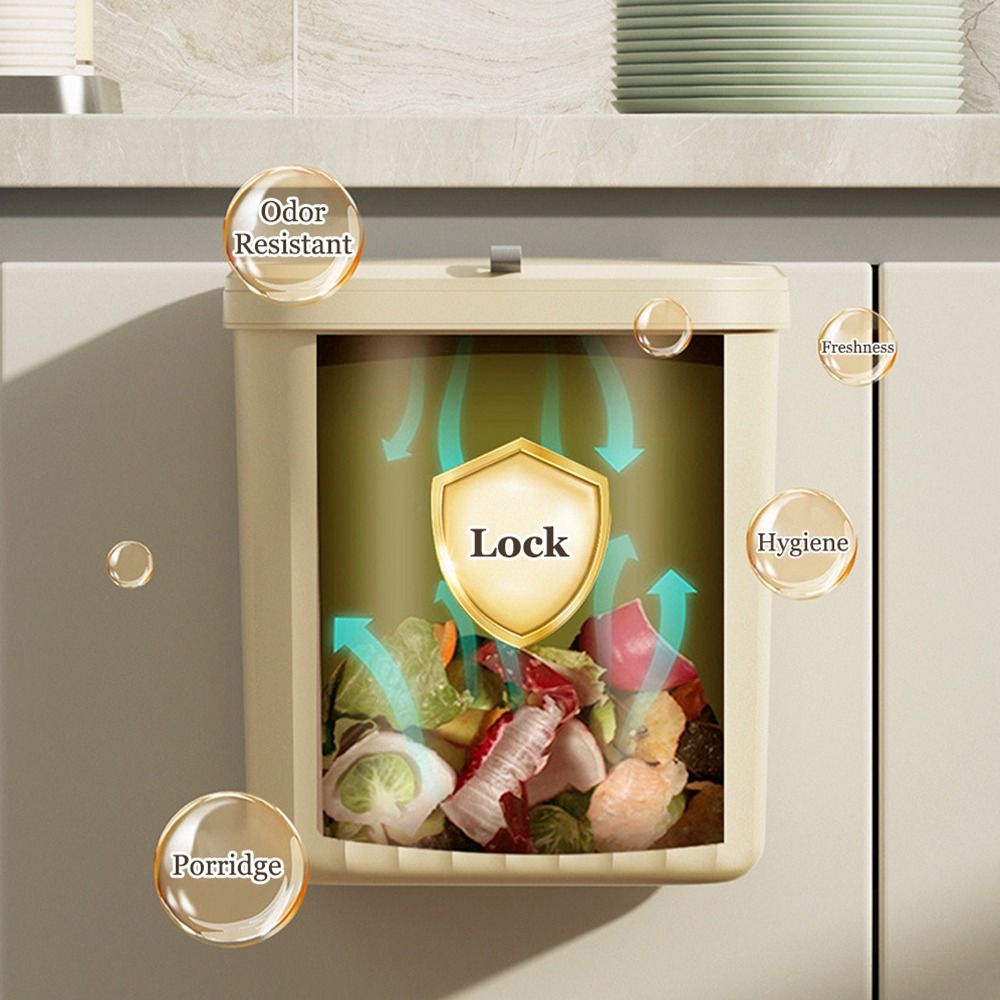 1 unidad de nuevo cubo de basu - Commercial Kitchen Bin reseña y precio