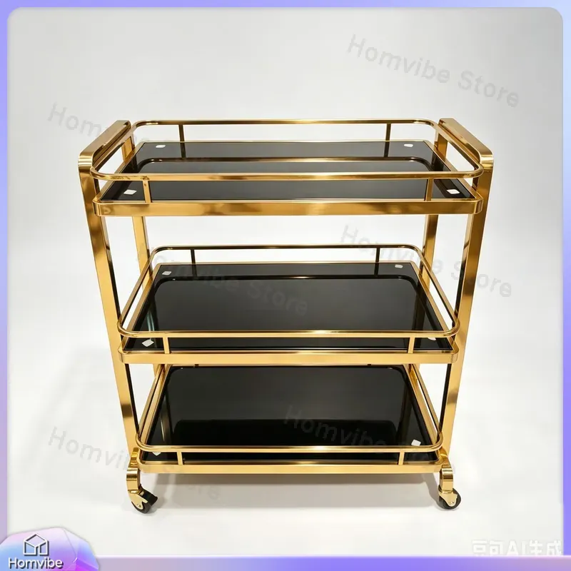 Carrito móvil de acero inoxida - Commercial Kitchen And Bar reseña y precio