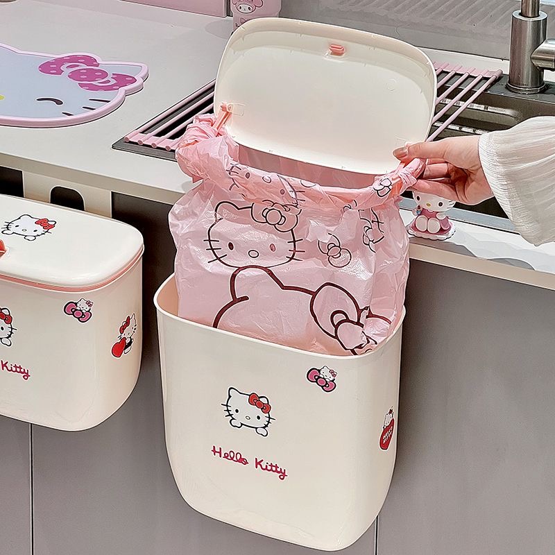 Cubo de basura colgante con ta - Commercial Kitchen Bin reseña y precio