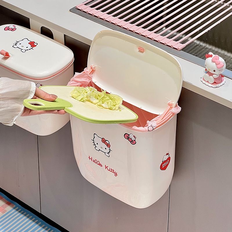Cubo de basura colgante con ta - Commercial Kitchen Bin reseña y precio