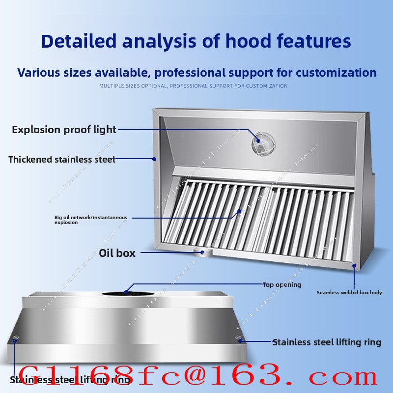 Campana Extractora de Acero In - Commercial Kitchen Hoods reseña y precio